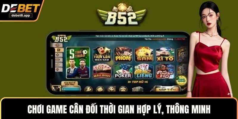 Chơi game cân đối thời gian hợp lý, thông minh