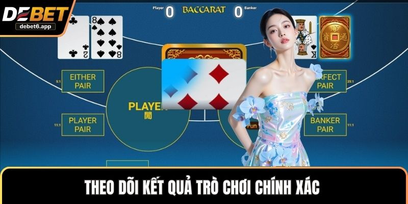 Theo dõi kết quả trò chơi chính xác 